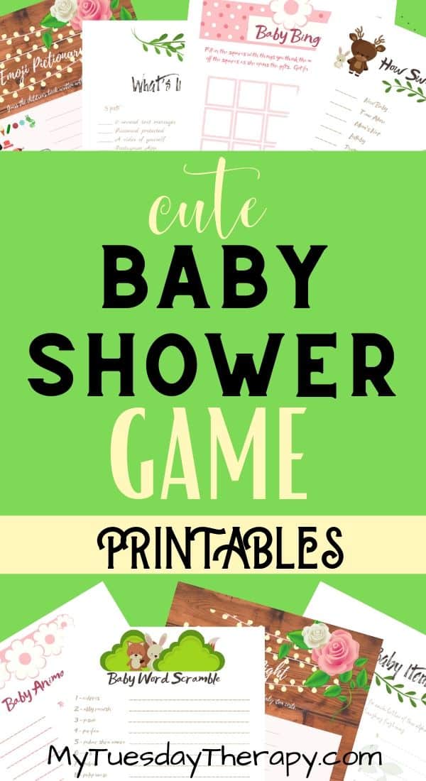 Quick Easy Baby Shower Games