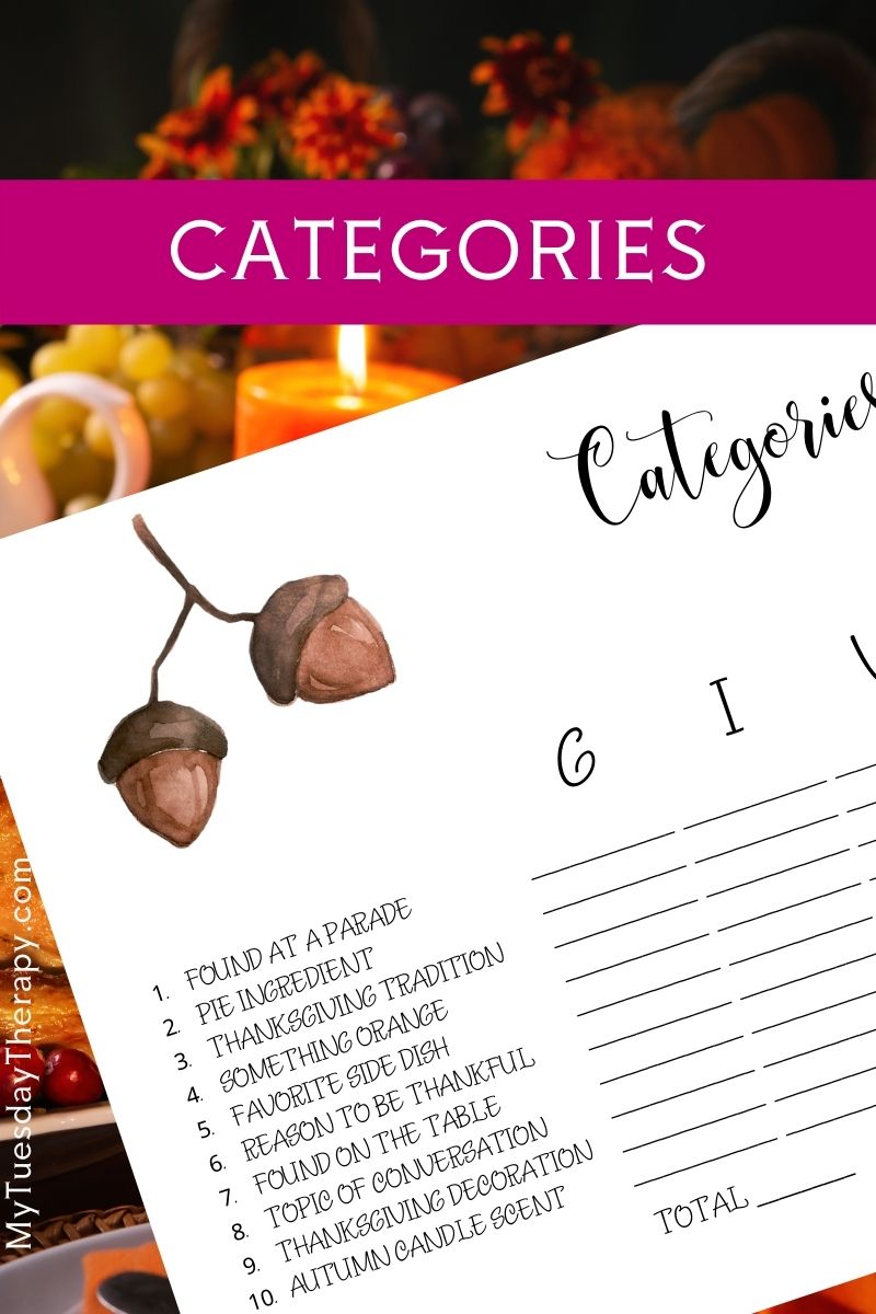 Printable Thanksgiving Games (fun for adults, teens, and older kids)