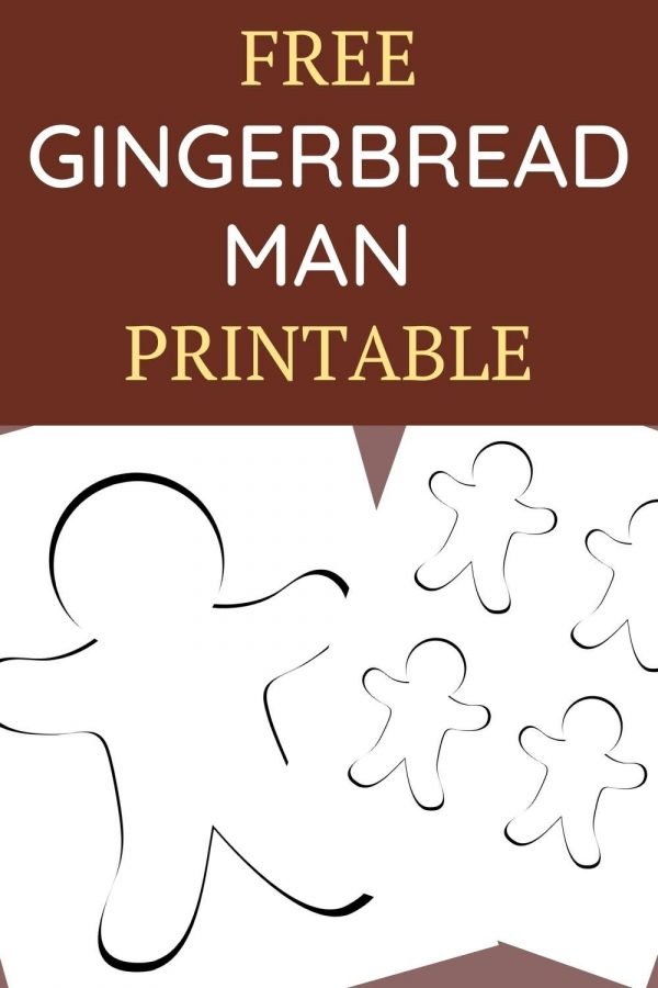 Gingerbread Man Printable (Free Christmas Printable)