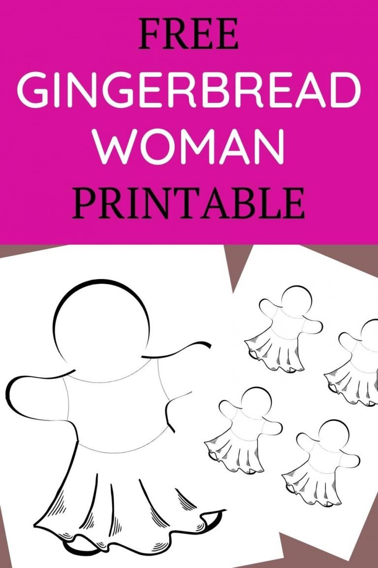 Gingerbread Man Printable (Free Christmas Printable)