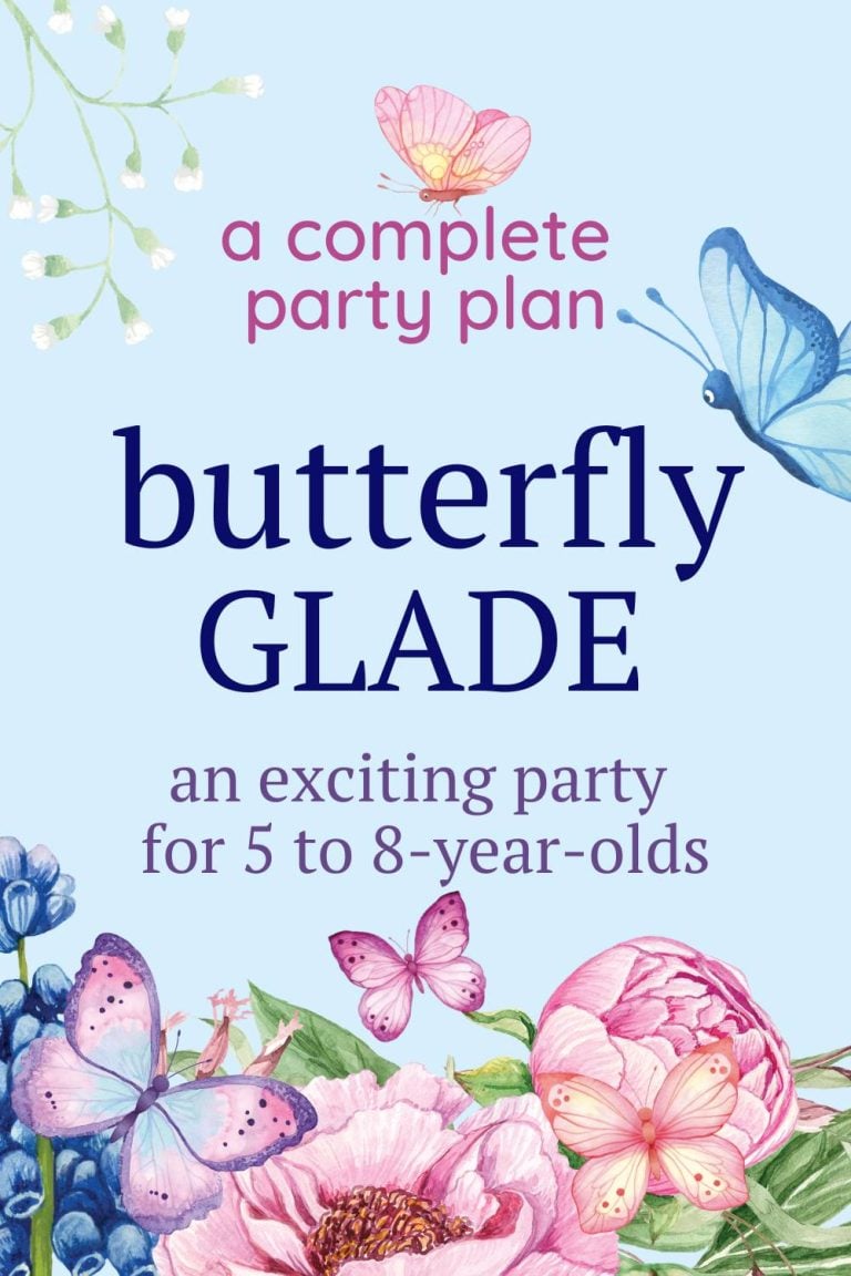 Butterfly Glade a complete party plan for 5 to 8 year olds. Fun butterfly party games and activities.